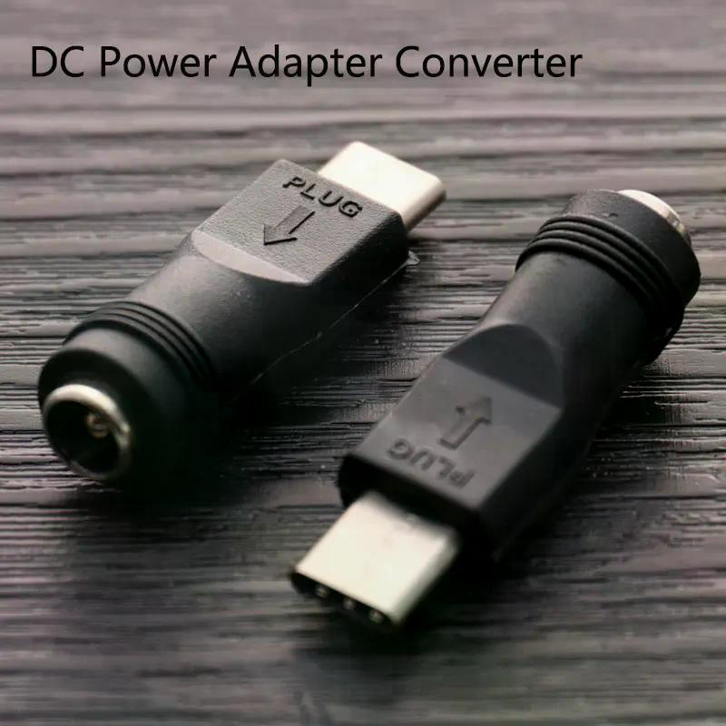 Hot Sale 1PC DC Power Adapter Converter 5.5x2.1mm Female Jack to USB Type C Male Connector