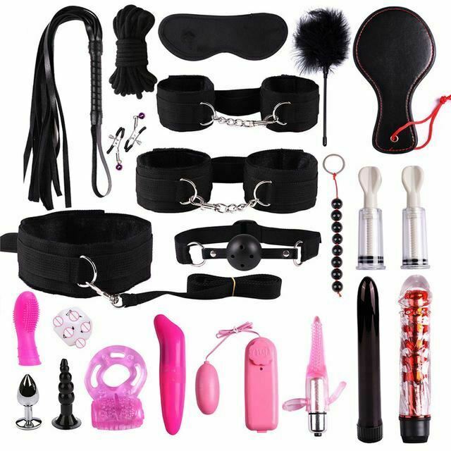 Beginner's Sex Toy Kit With  Nipple Suckers Restraints Nipple & Clitoral Toys