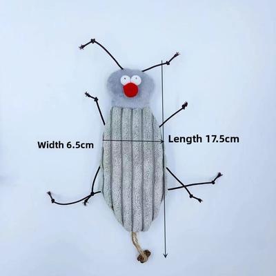 Cat Toy Plush Cockroach Pet Toy Interaction Kitty Toy Catnip Pet Supplies