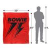 David Bowie 75 Silky Logo Supersoft Blanket