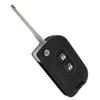 Carcasă practică de înlocuire cu 2 butoane, pliabilă, pentru chei pentru telecomandă pentru NISSAN
