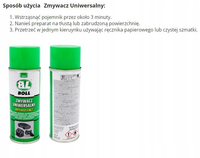 BOLL DUST REMOVER DEGREASER SPRAY 400ml