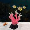 Aquarium Landscape Fluorescent Coral Simulation Coralreef Fish Tanks Decoration Aquatic Pet Landscaping Plant Figurine