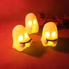 Halloween Ornament Cartoon Reading Ghost Pumpkin Shape Statue Waterproof Resin Figure Horror Themed Halloween Decor