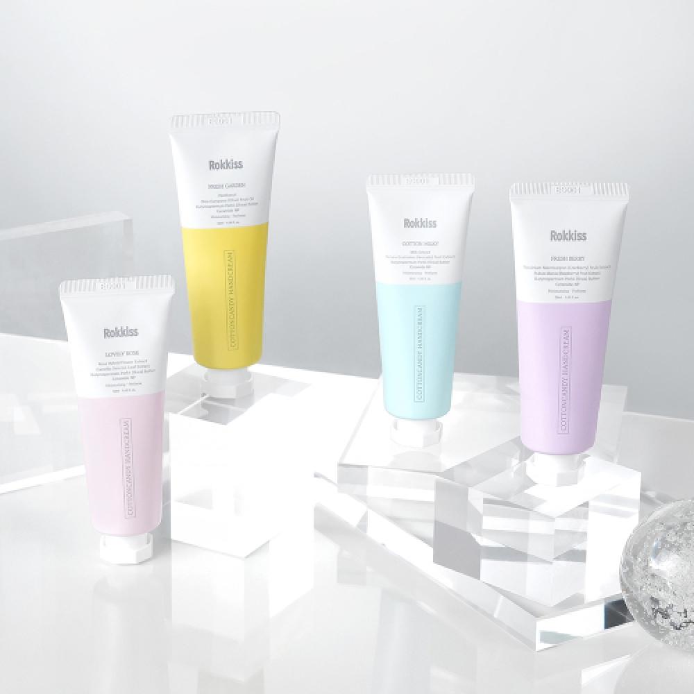 Rokkiss Cotton Candy Hand Cream 4 Piece Set 1 Set