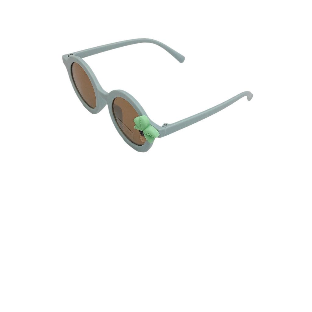 Children'S Diy Fashion Sunshade Sunglasses Coconut Tree Sunscreen Uv Protection Glasses Cute Baby Sunglasses