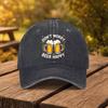 DONT WORRY BEER HAPPY Printed Baseball Cap Unisex Fashion Duckbill Cap Suitable for Outdoor Sports Fitness Travel and Ou