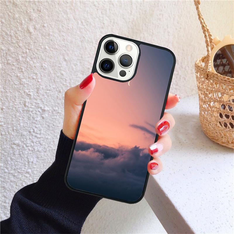 moonlight sky soft Phone Case Cover For iPhone 17 Air 16 15 14 12 13 Pro Max Plus coque Shell Fundas