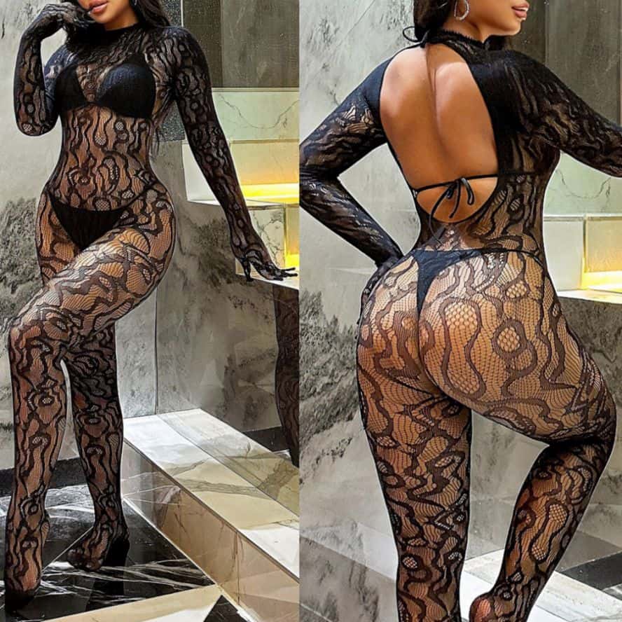 400 Styles Sexy Hot Woman Transparent Erotic Porno Lingerie Tights Sex Clothes Plus Size Women Perspective Fishnet Bodysuit Open Crotch Bodystocking