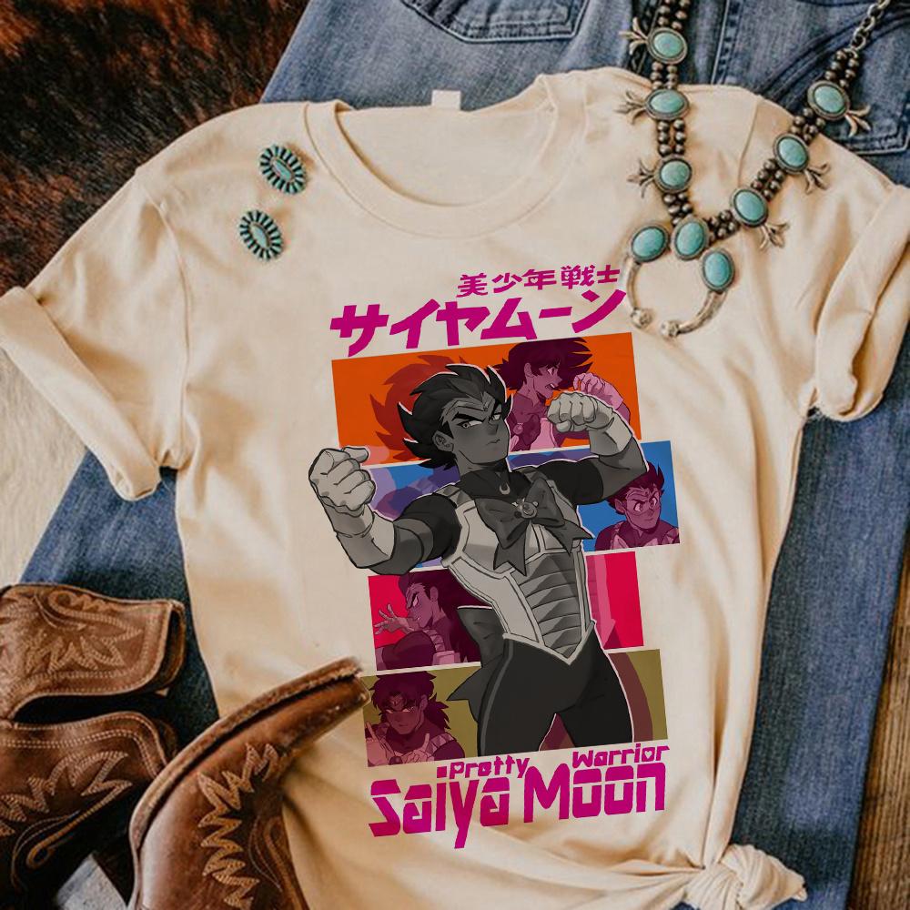 80s Moon Cat t shirt Women comic Japanese harajuku tshirts feUnisex 2000s anime funny clothes