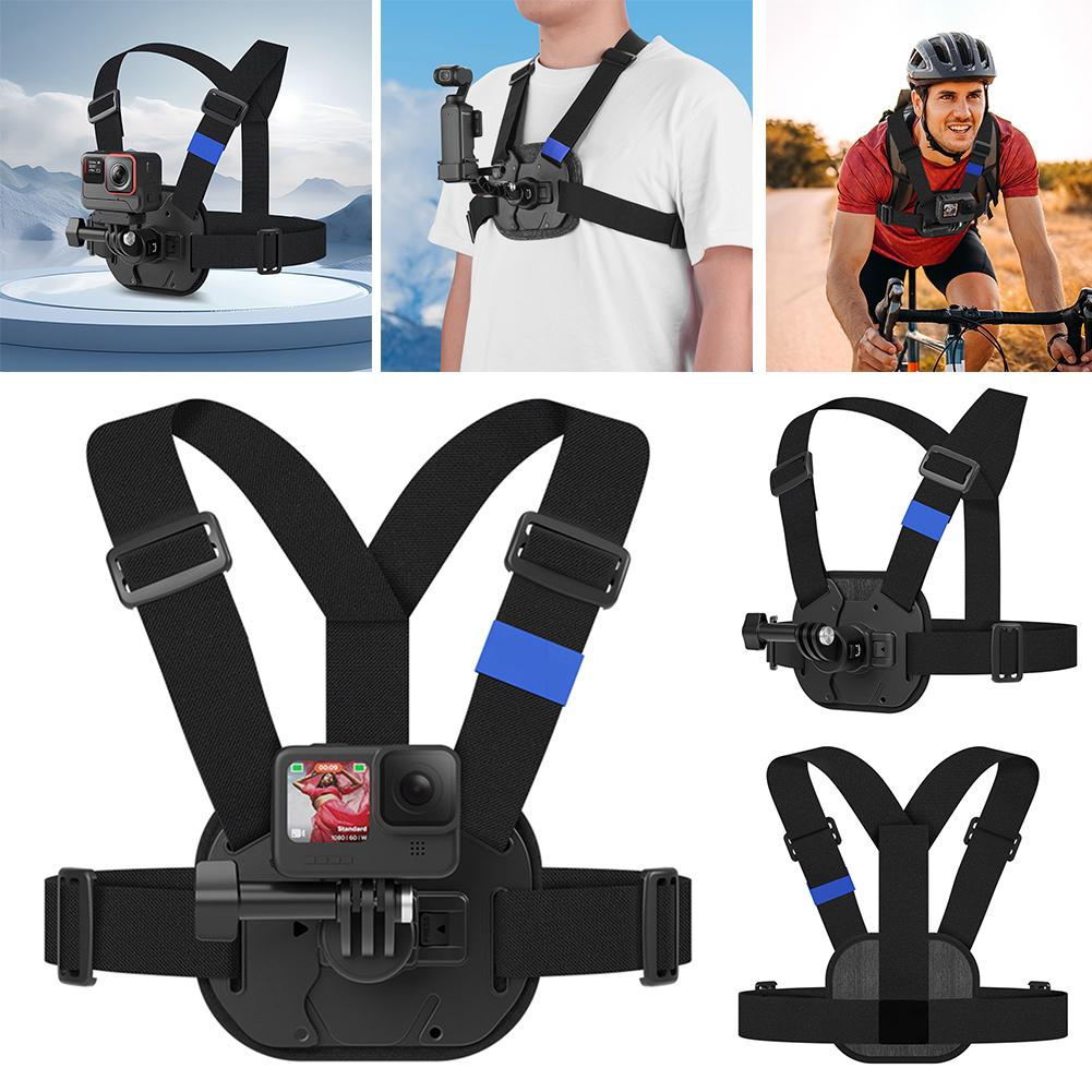 Universal Action Camera Accessories Adjustable Chest Strap for DJI OSMO POCKET 3