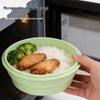 Silikonový bento box vhodný do mikrovlnné trouby: Přenosný, Skládací a Vhodný do lednice pro uchování čerstvosti