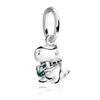 Ekte 925 Sterlingsølv Søt Min Venn Kjæledyr Hund Dingleanheng O Anheng Passer Originalt Armbånd Smykker Gave