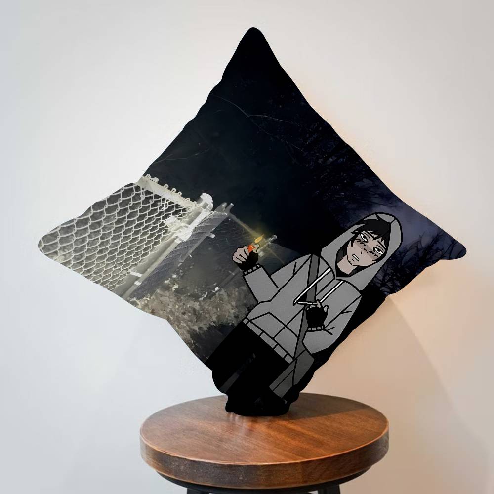 Cry of Fear Game Pillow Covers Cartoon Sofa Decorative Home Double-sided Printing Short Plush Cute Cushion Cover