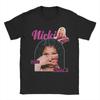 Nicki Minaj Queen of Rap T Shirts Rapper Singer Music Pure Cotton Clothes Funny Short Sleeve Round Neck Tees Printed TShirt