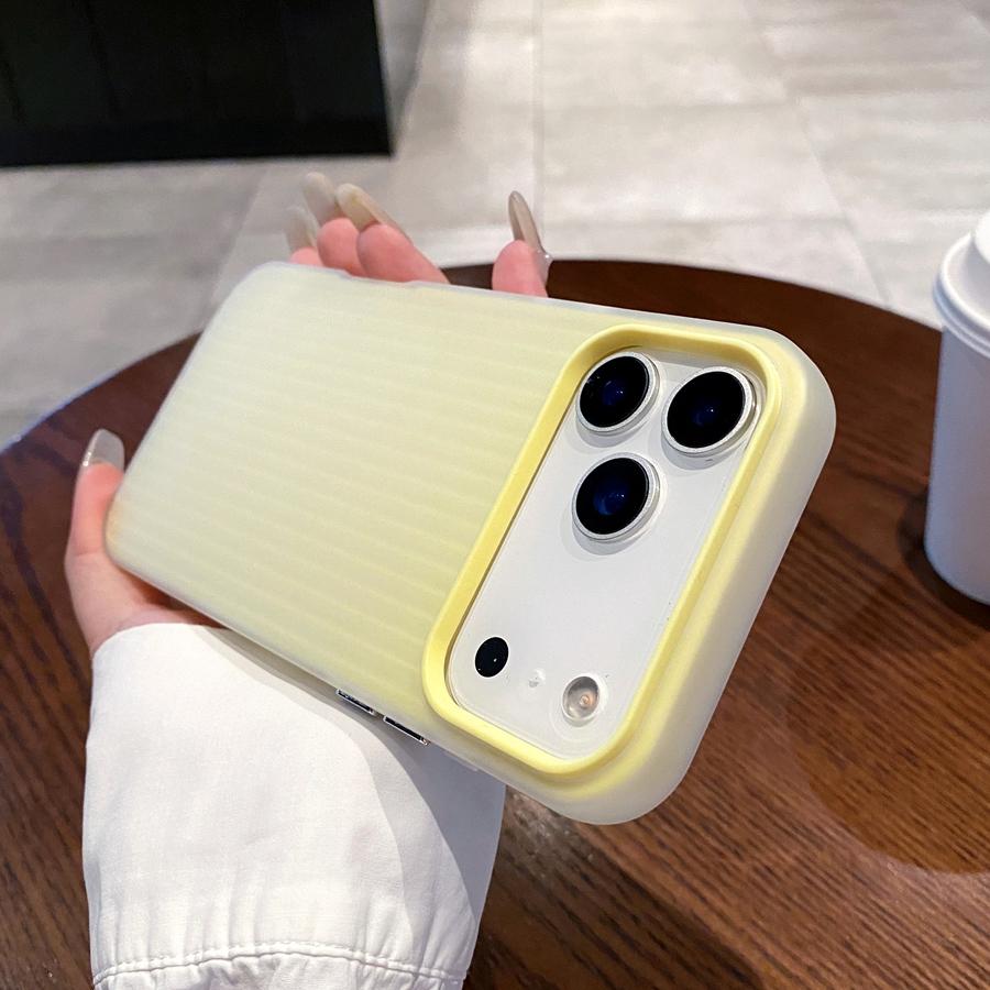 

Матовий чохол 2 в 1 з платованими кнопками, захищений від відбитків пальців, двошаровий, протиударний, макаронних кольорів для iPhone 17 16 15 14 13 12 11, захисна накладка iPhone 17 Pro Max жовтий