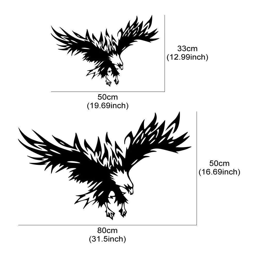 2 Größen Auto Motorhauben Aufkleber Adler Decals Auto Farbe Vinyl Folie Wasserdicht Kreativ Fahrzeuge PVC Aufkleber Außen Zubehör