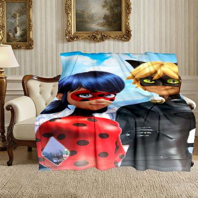 Ladybug Blanket, Valentine's Day, Halloween, Thanksgiving Gift Blankets, Home Blanket for Bed and Couch Use