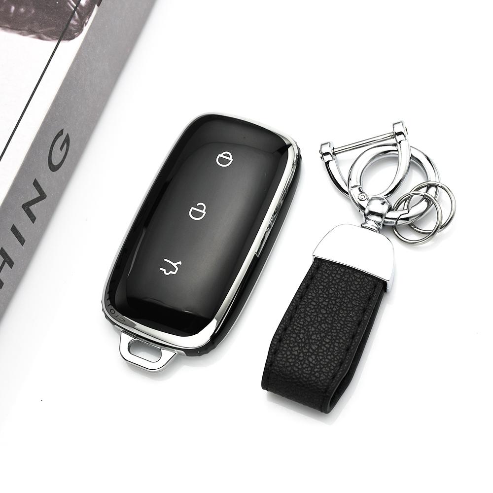 TPU Car Key Case Shell Fob Cover Keychain Accessories for Geely Galaxy EX5 E5 EMI Proton e.MAS 7 5 E8 Starry 8 Cityray L6 L7