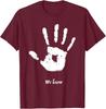 Skyrim We Know Dark Brotherhood Handprint Video Game MAROON T-Shirt