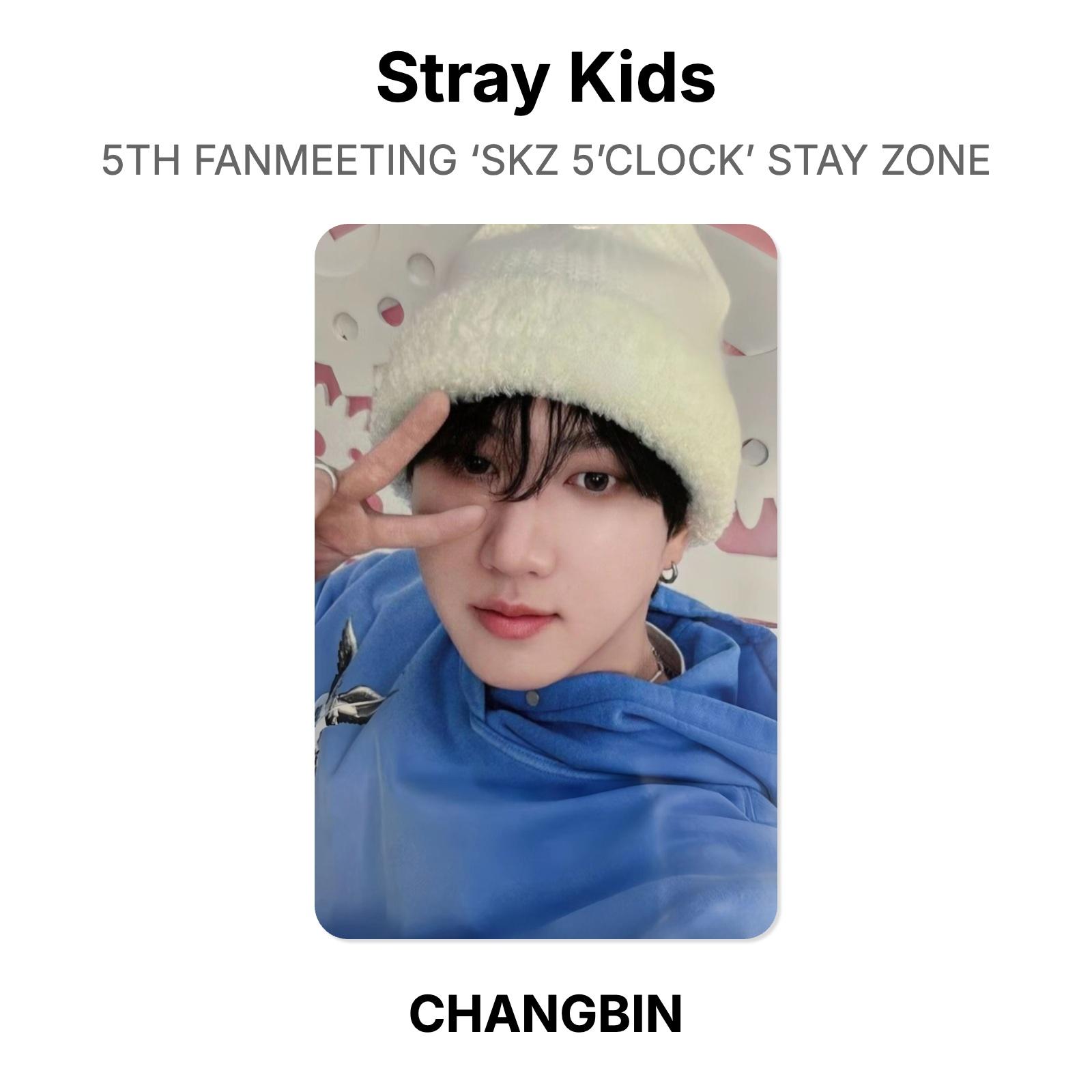 Stray Kids 5-я фан-встреча ‘SKZ 5’CLOCK’ Зона STAY Официальная фотокарточка CHANGBIN