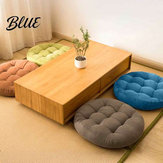Breathable Meditation Mat Inch Ultra Round Chair Corduroy for Yoga Cushion 16.5 Soft Seat Pad Ergonomic Support Long Sitting