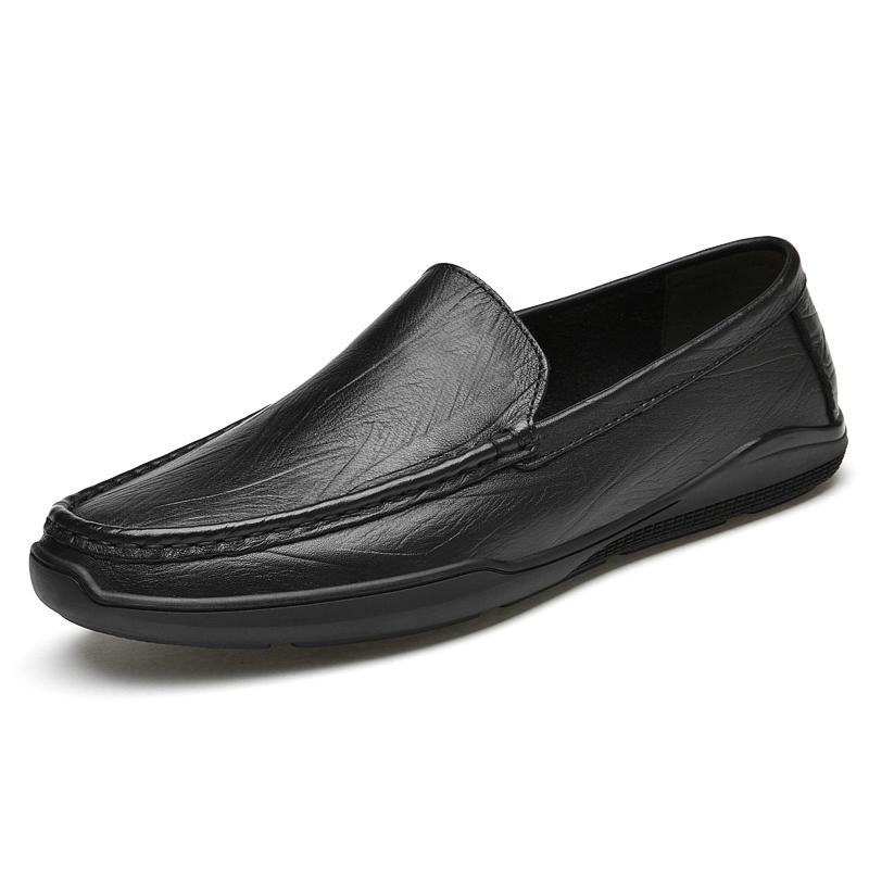 

Genuine Leather Man Loafers Luxury Comfy Casual Shoes for Men Handmade Men Driving Flats Male Moccasins Leisure Walk Boat Shoes 37