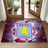 Aston Villa Fußball Design Kristall Samt Teppich Weiche Dekorative Matte für Schlafzimmer Eingang