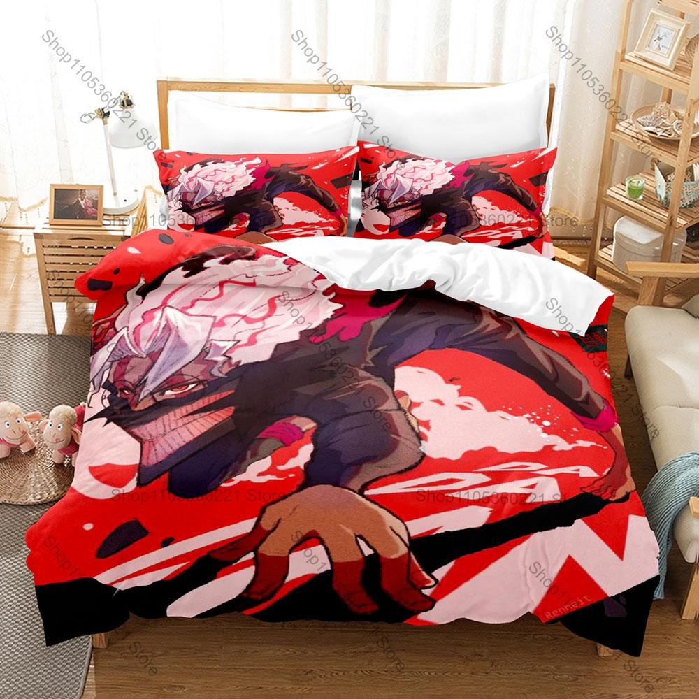 Dandadan Supernatural Bedding Set 3 Pieces Duvet Cover Pillowcase Cartoon Bed Set Gift For Anime Fans