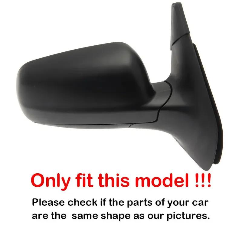 For VW Golf 4 MK4 1998-2002 Passat B5 Jetta Car Rearview Side Mirror Cover Car Sticker Wing Cap Exterior Door Case Trim Silver