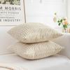 Soft Throw Pillow Covers Knitting Fur Solid Color Sofa Cushion Cover Waist Pillow Case Pillow Case Protector Office Sofa