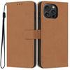 Wallet Case for iPhone 16 Pro Max - Leather/PU, Brown, With Card Holder