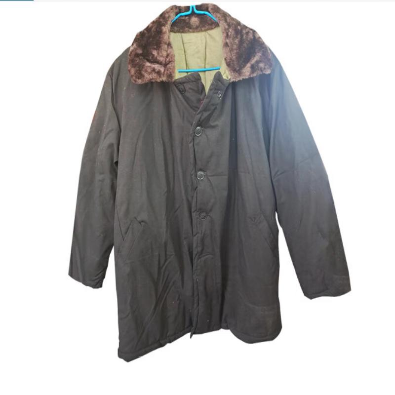 

Audience Thick Cotton Suit Collar Mid-Length Top