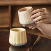 Holding A Coffee Cup, A Japanese Ceramic Cup, A Creative Striped Cup, A Household Teacup, A Handless Cup, And A Soup Swallow Wine Cup.