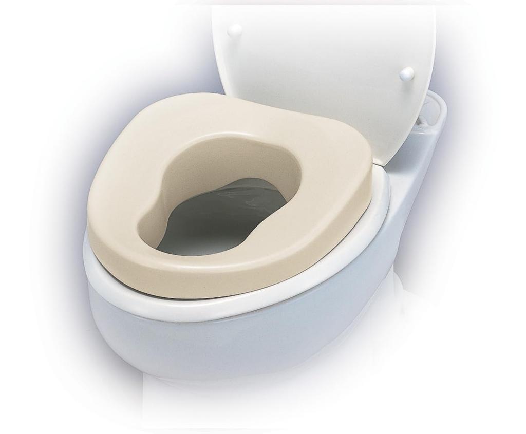 Panasonic Soft Toilet Raised Beige Seat, Height, #6,