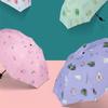 Sun Umbrella for Women, Compact and Portable, Dual-Use for Sun and Rain, Capsule Style, Fresh Design, Black Coating Sunshade Umbrella