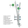 Fishing Rod Winding Machine Support Stand Fishing Rod Support Stand Rack Holder for Epoxy Resin Gluing Winding Easy Use