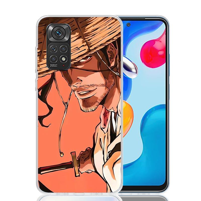 Bleach Kyoraku Shunsui Phone Case For Xiaomi Redmi Note 15 14 13 12S 12 Pro Plus 11S 11E 11 11T 10S 10 Art Soft Pattern Cover Re