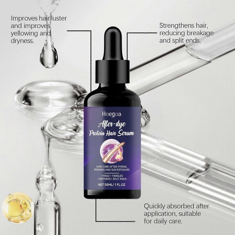 Hoegoa Keratin Essence Repair Hair Soft Hair Care Moisturizing Essence