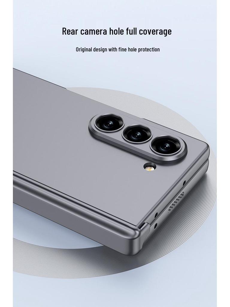 Samsung Z Fold6 Frosted Magnetic Hinge Case with Side Bracket