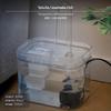 Pequeño Tanque de Peces de Escritorio, Dispensador de Agua para Mascotas, Acuario Acrílico, Filtración Silenciosa Tanque de 16x11x13cm