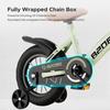 14" Kinderfahrrad mit Stützrädern & Korb Kinderfahrräder Geschenk für Jungen und Mädchen Alter 3-5 Kleinkindfahrrad mit Doppelfunktionsbremse für Anfänger