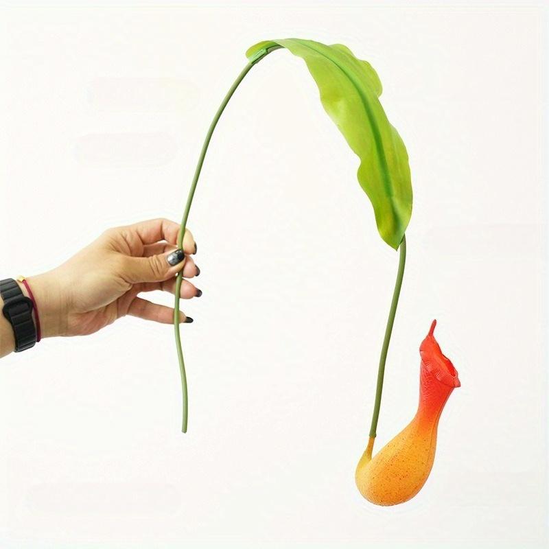 

1Pc Simulation Nepenthes Pitcher Plant Hanging Plant Rattan Wall Hanging for Outdoor Courtyard Garden Home Decoration, Gift for Friends