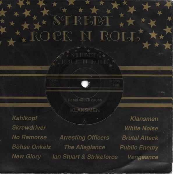 

7inch Record KLANSMEN Rebel With A Cause SR030 Street Rock N R 1989 Germany Rock Used