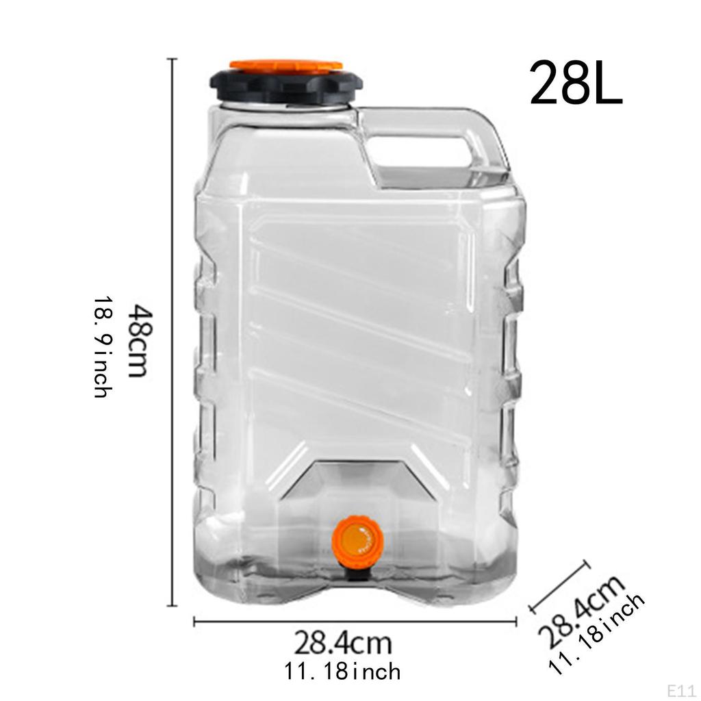 Camping Water Bucket Portable Drink Container Carrier Barrel for Hiking Fishing Household