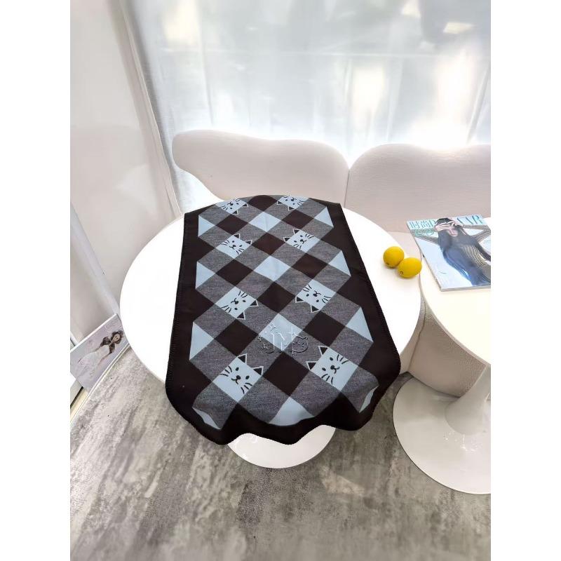 Women S Cute Cat Pattern Winter Warm Fashion Scarf For Couples
