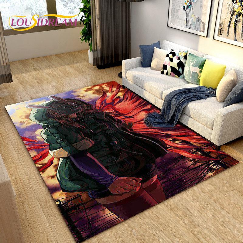 Tokyo Ghoul Japan Anime Cartoon Area Rug,Carpet Rug for Living Room Bedroom Sofa Doormat Decoration, Kid Play Non-slip Floor Mat
