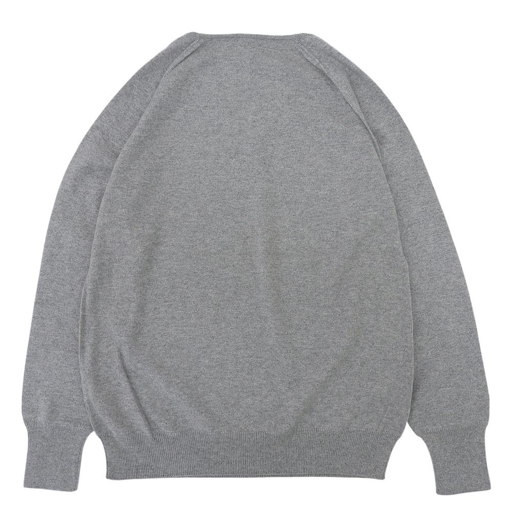 TOYOBOSHI Cashmere100 Women's V-Neck Sweater, Light Gray, Size 2, 07IT-BC0001 Tops 2 Light grayUsed