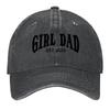 2026 Girl Dad EST 2024 Baseball Cap Custom Hat Hat Beach Ball Cap Foam Party Hat Elegant Women's Hats Men's