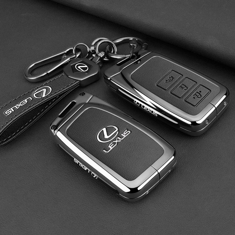 Leather Car Remote Key Fob Case Cover Shell for Lexus NX GS RX IS ES GX LX RC 200 250 350 LS 450H 300H IS250 IS300h Accessories